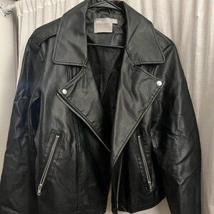 ASOS Faux Black Leather Jacket